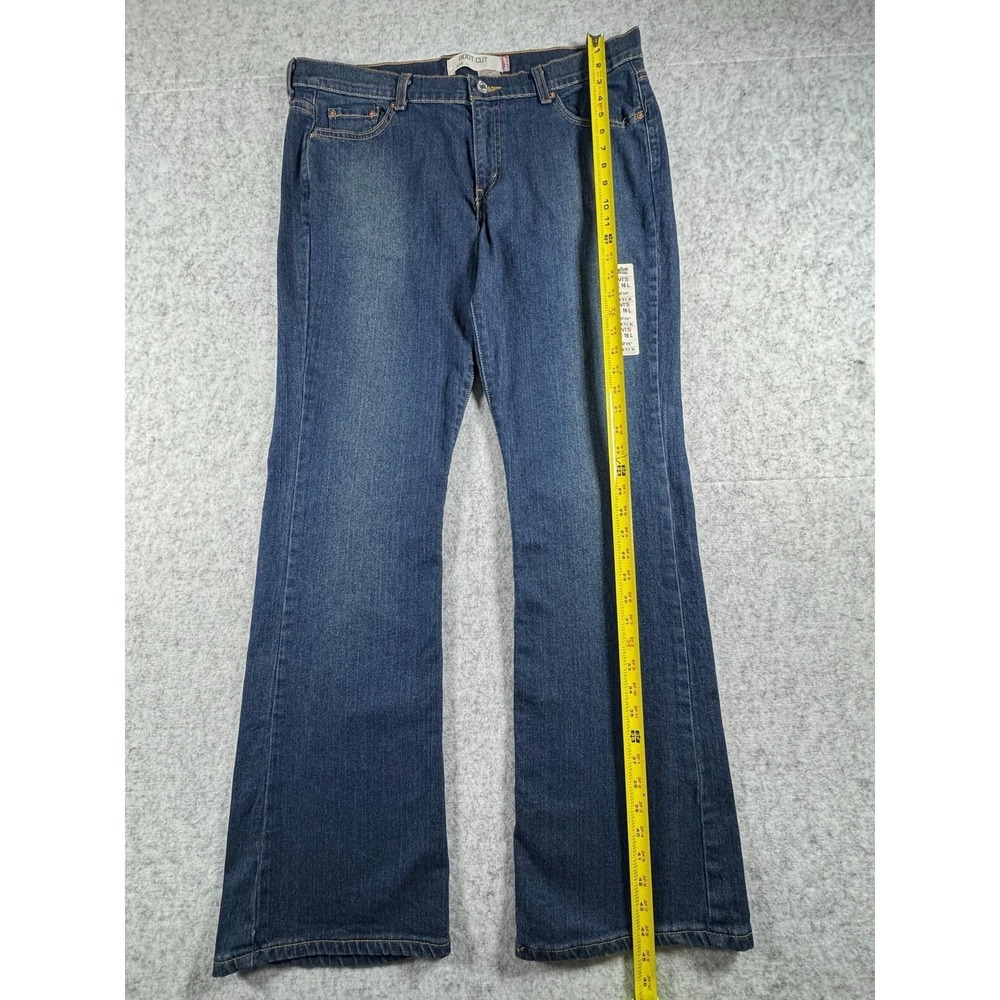 Levis 515 Bootcut Jeans Womens 16L Blue Medium Wash High Rise Stretch Denim - Picture 12 of 13